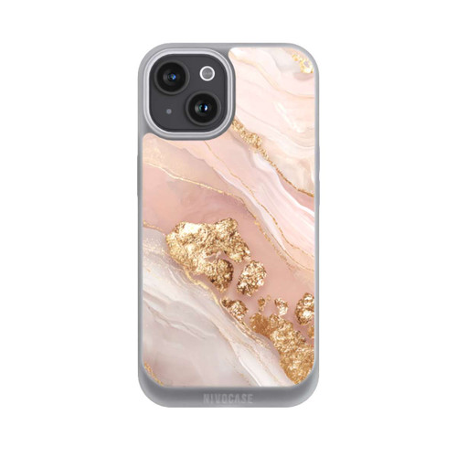 Apple iPhone 15 NIVOpure Eleganz Gold Marmor