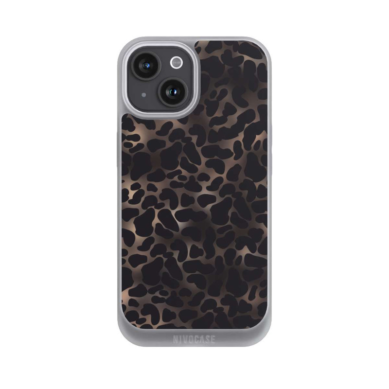 iPhone 15 NIVOpure Leo-Muster dunkel