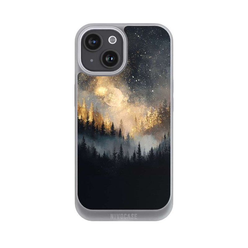iPhone 15 NIVOpure nächtlicher Wald