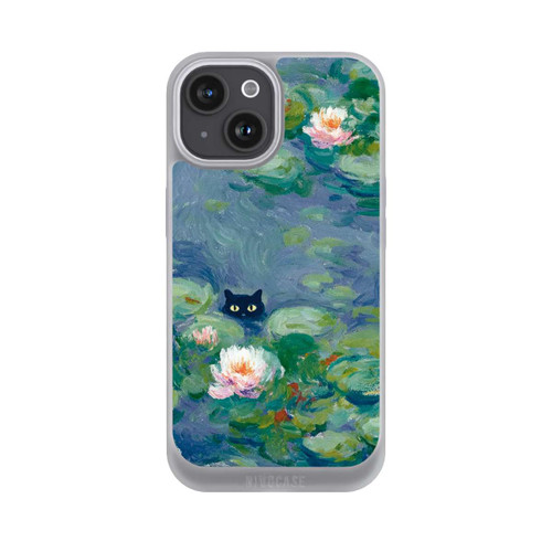 Apple iPhone 15 NIVOpure Katze im Teich Gemälde Impressionismus