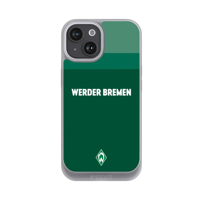 iPhone 15 NIVOpure Werder Bremen Schriftzug Raute