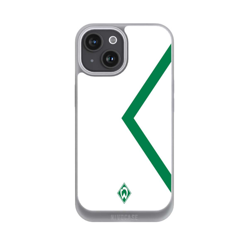 iPhone 15 NIVOpure Werder Bremen Rautenelement Grün