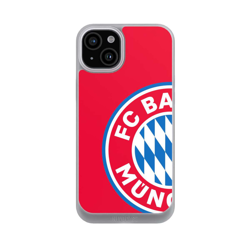 iPhone 15 Plus NIVOpure Großes FCB Logo Rot