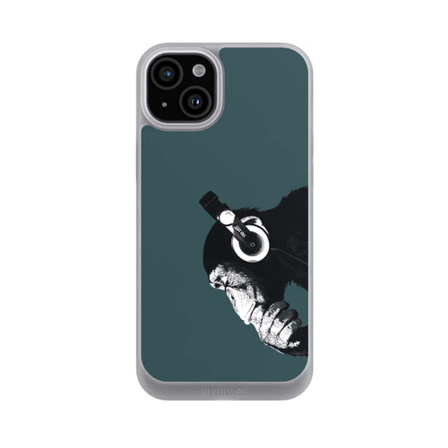 Apple iPhone 15 Plus NIVOpure Denkender Affe Blau