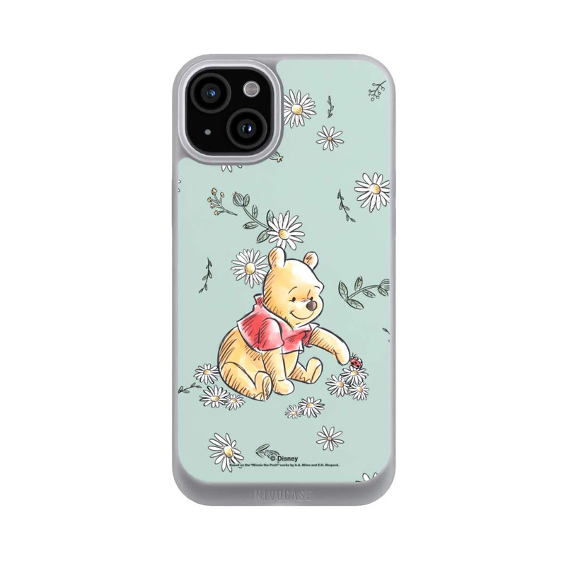 iPhone 15 Plus NIVOpure Winnie Puuh Gänseblümchen und Käfer Liebe