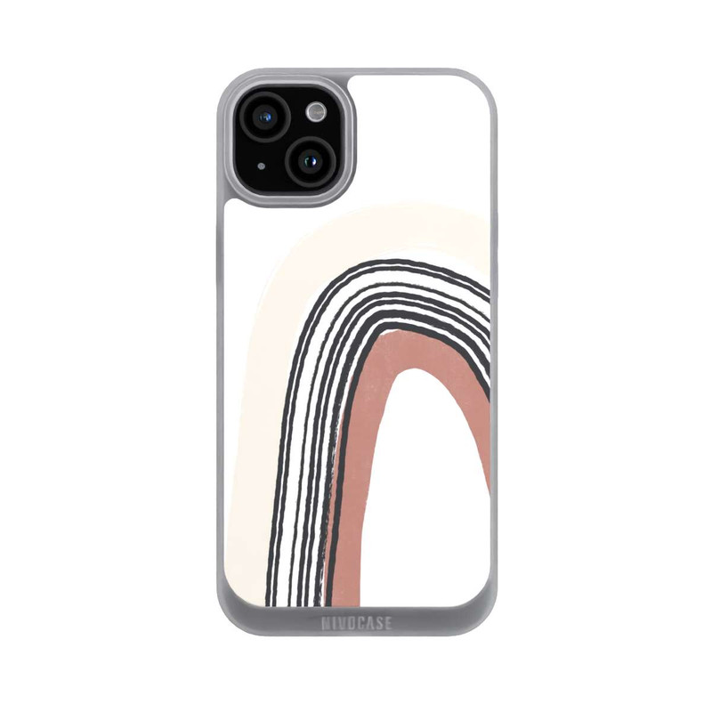 iPhone 15 Plus NIVOpure Texturierter Regenbogen