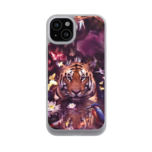 Apple iPhone 15 Plus NIVOpure Tiger Blumenrahmen