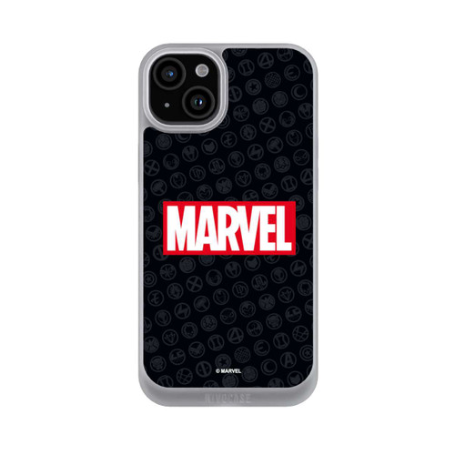 Apple iPhone 15 Plus NIVOpure Marvel Logo Black Red 