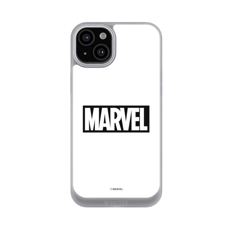 iPhone 15 Plus NIVOpure Marvel Logo White