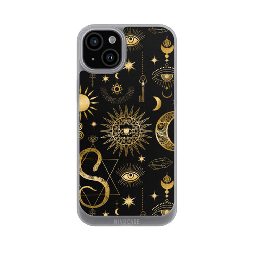Apple iPhone 15 Plus NIVOpure Himmlische Sonne und Mond Steampunk