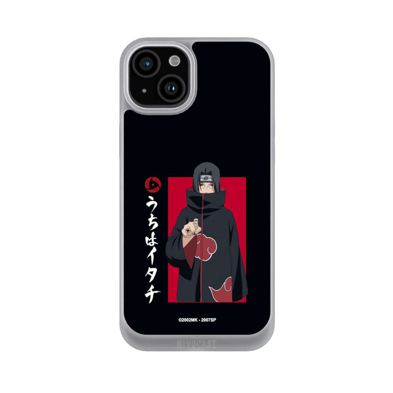iPhone 15 Plus NIVOpure Itachi Geste Schwarz