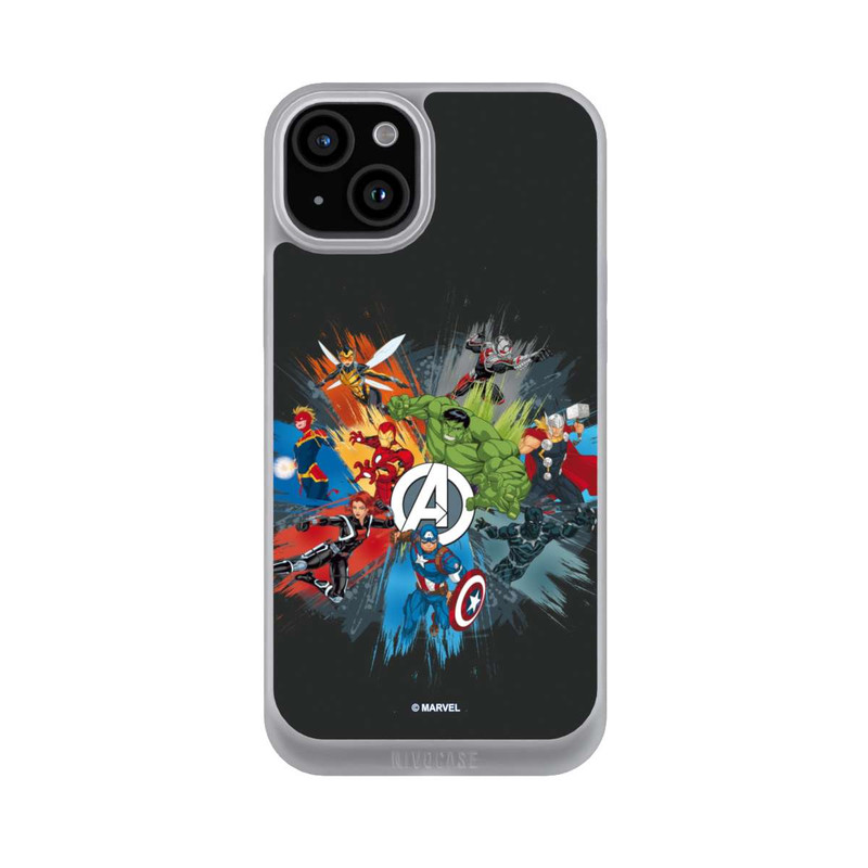 iPhone 15 Plus NIVOpure Marvel's Avengers Black