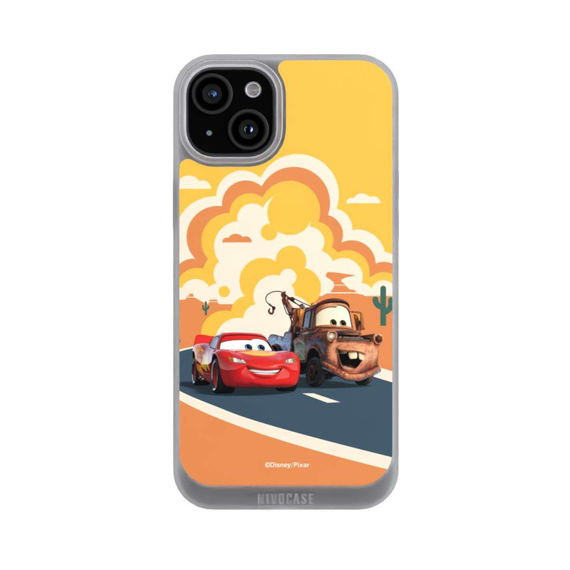 iPhone 15 Plus NIVOpure Disney Cars Lightning McQueen Und Hook on the Road