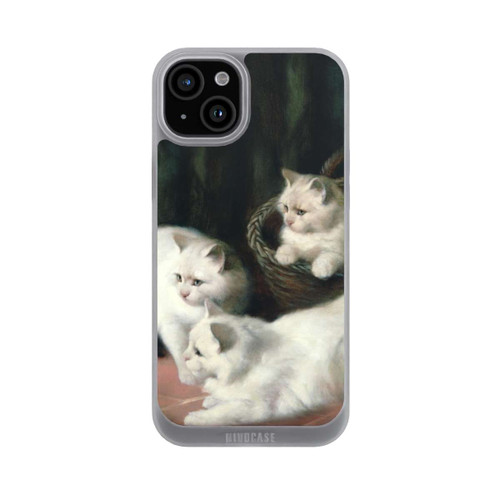 Apple iPhone 15 Plus NIVOpure Three White Angora Kittens