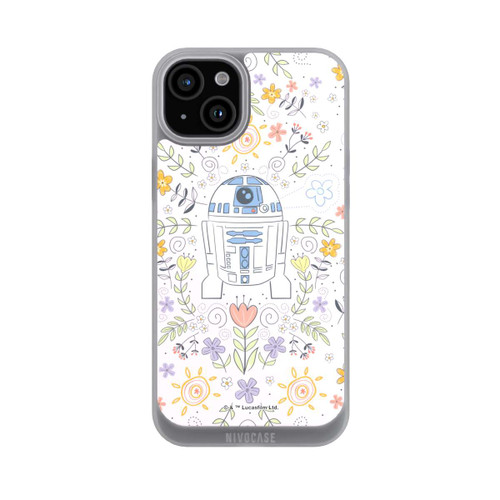 Apple iPhone 15 Plus NIVOpure R2D2 Blumen Muster