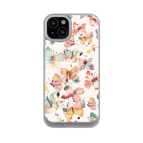 Apple iPhone 15 Plus NIVOpure Sanfte Schmetterlinge Muster