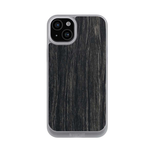 Apple iPhone 15 Plus NIVOpure Dunkle Holzstruktur