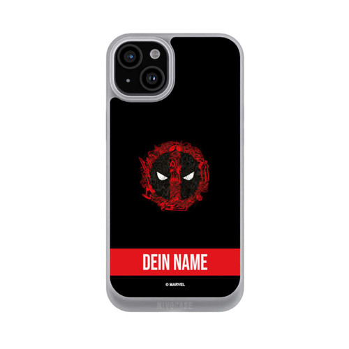 Apple iPhone 15 Plus NIVOpure Deadpool Logo Personalisierbar