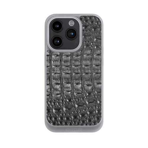Apple iPhone 15 Pro NIVOpure Croco Noir