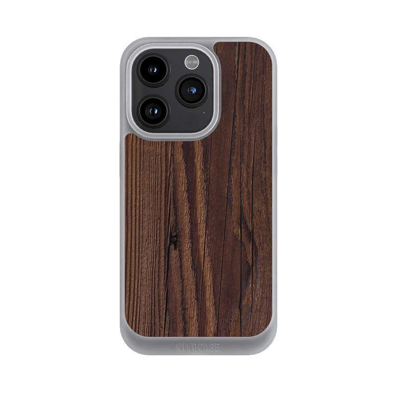 iPhone 15 Pro NIVOpure Look Grain du Bois