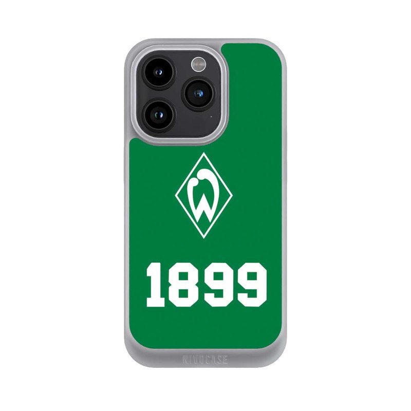iPhone 15 Pro NIVOpure 1899 Grün-Weiß Lebenslang Grün - Werder Bremen