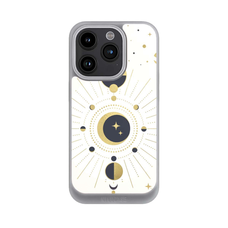 iPhone 15 Pro NIVOpure Abstrakter Rose-Gold-Look