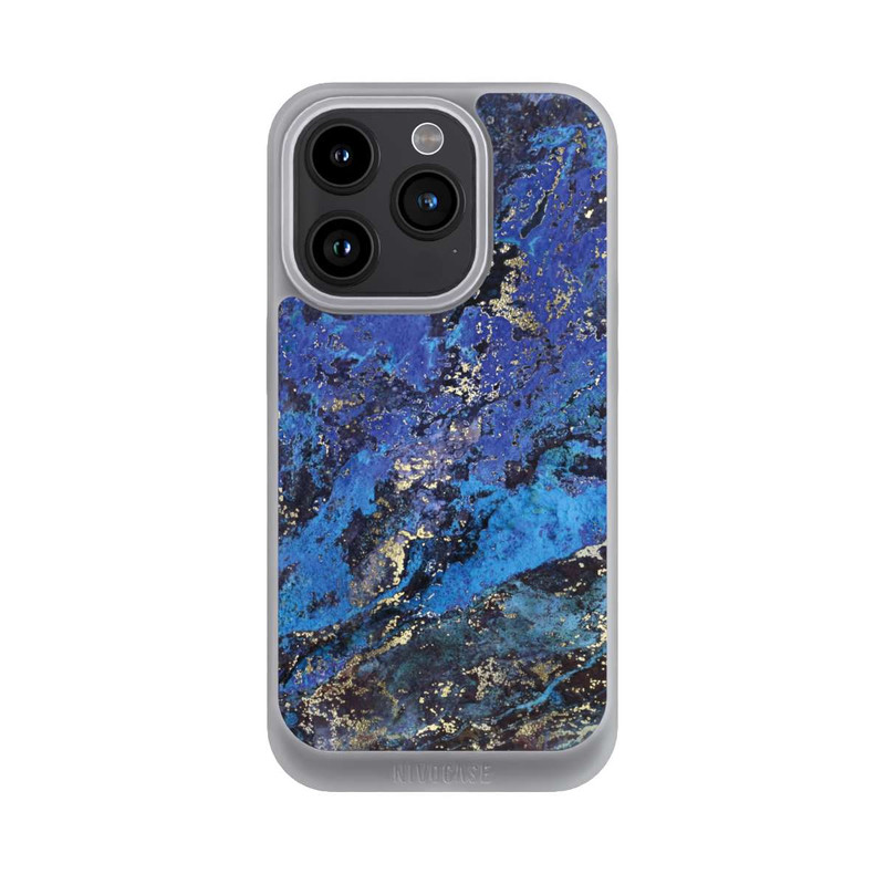 iPhone 15 Pro NIVOpure Lapislazuli blau und gold