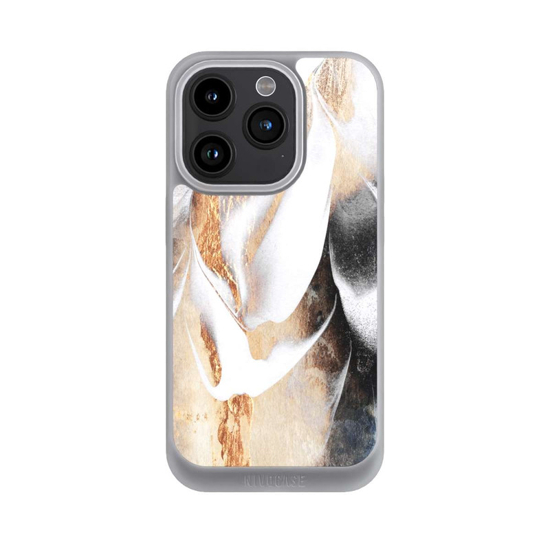 iPhone 15 Pro NIVOpure Beruhige Deine Seele Golddruck
