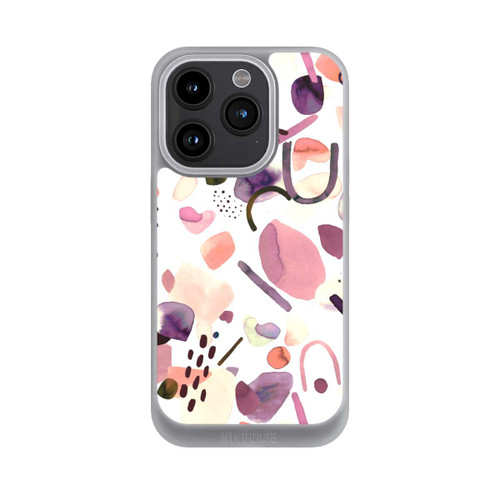 Apple iPhone 15 Pro NIVOpure Abstrakte Formen aquarell lila