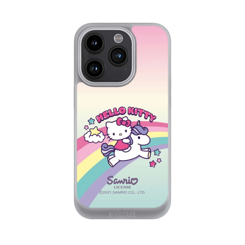 iPhone 15 Pro NIVOpure Hello Kitty Regenbogen 