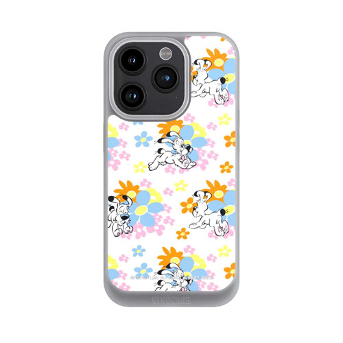 Apple iPhone 15 Pro NIVOpure Idéfix sur fleurs colorées