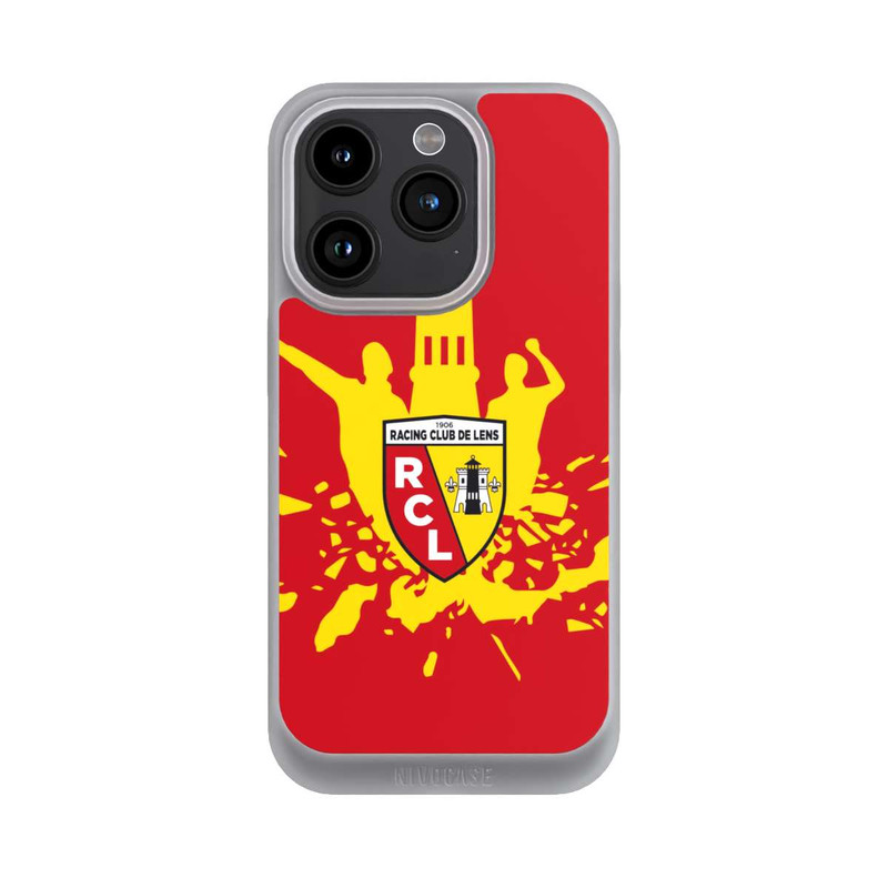 iPhone 15 Pro NIVOpure RC Lens Turm Gelb auf Rot