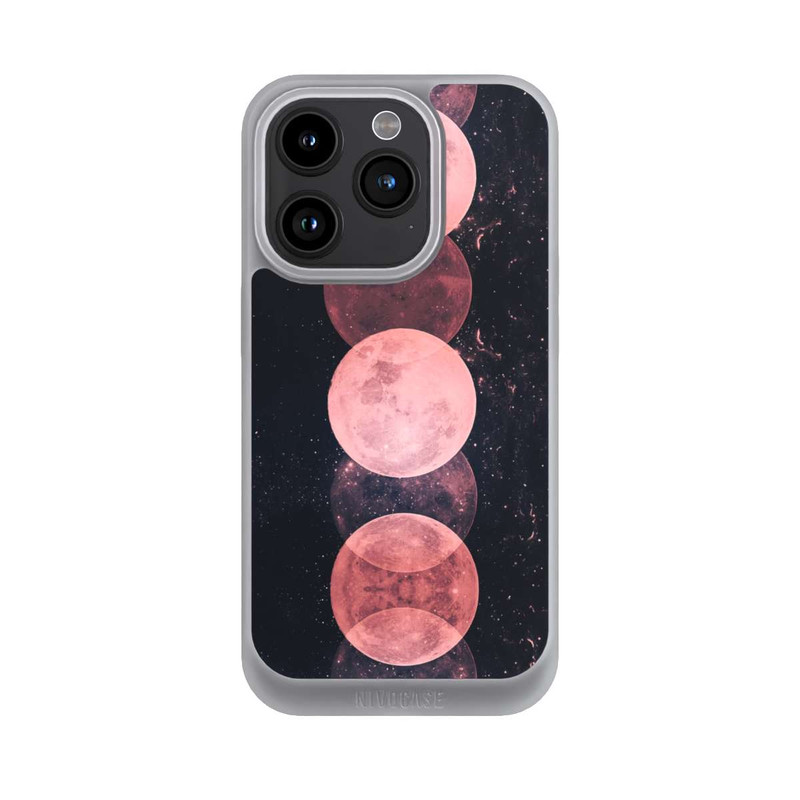 iPhone 15 Pro NIVOpure Rosa Mondphasen