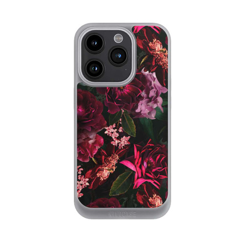 Apple iPhone 15 Pro NIVOpure Dunkle romantische Vintage Rosen und Pfingstrosen