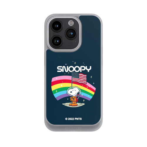 Apple iPhone 15 Pro NIVOpure Snoopy Weltraumreisender Regenbogen