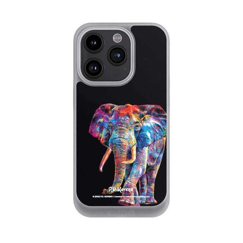 iPhone 15 Pro NIVOpure Elephant Art By P.D. Moreno