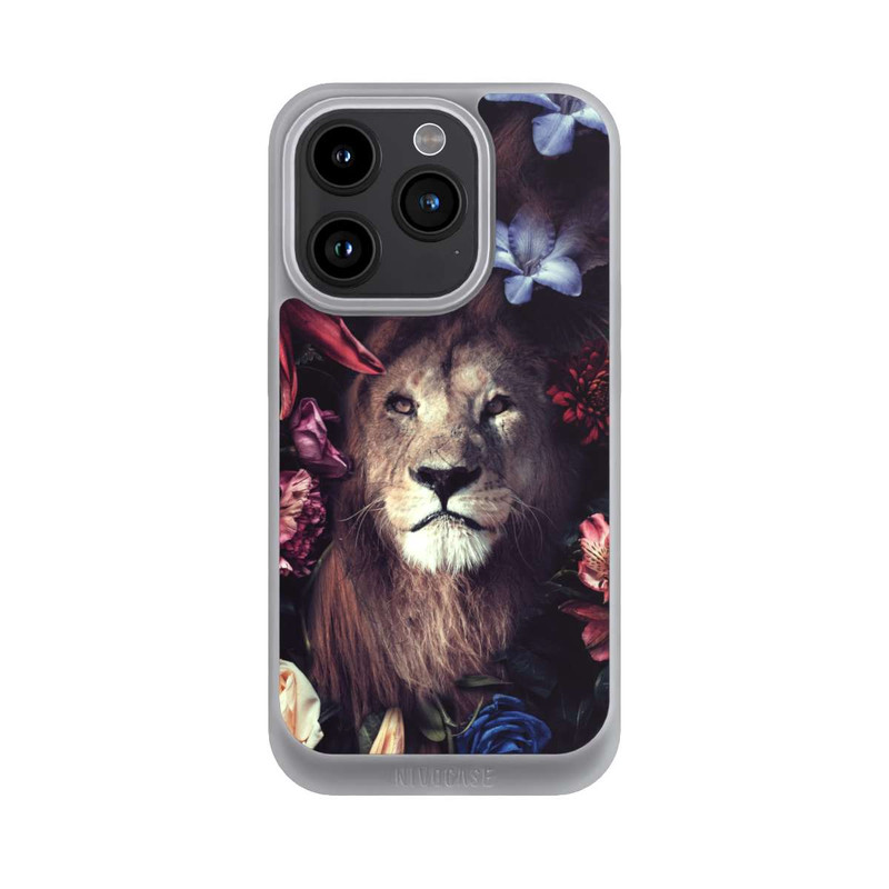 iPhone 15 Pro NIVOpure Lion Flower Frame