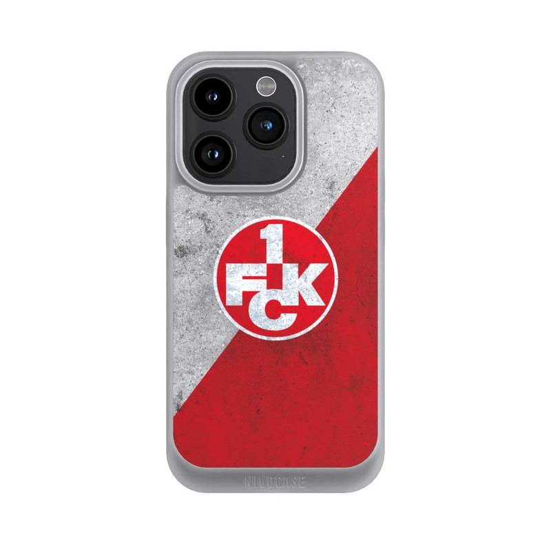 iPhone 15 Pro NIVOpure 1.FC Kaiserslautern-Beton Logo red