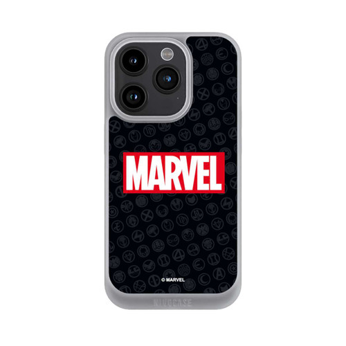 Apple iPhone 15 Pro NIVOpure Marvel Logo Black Red 