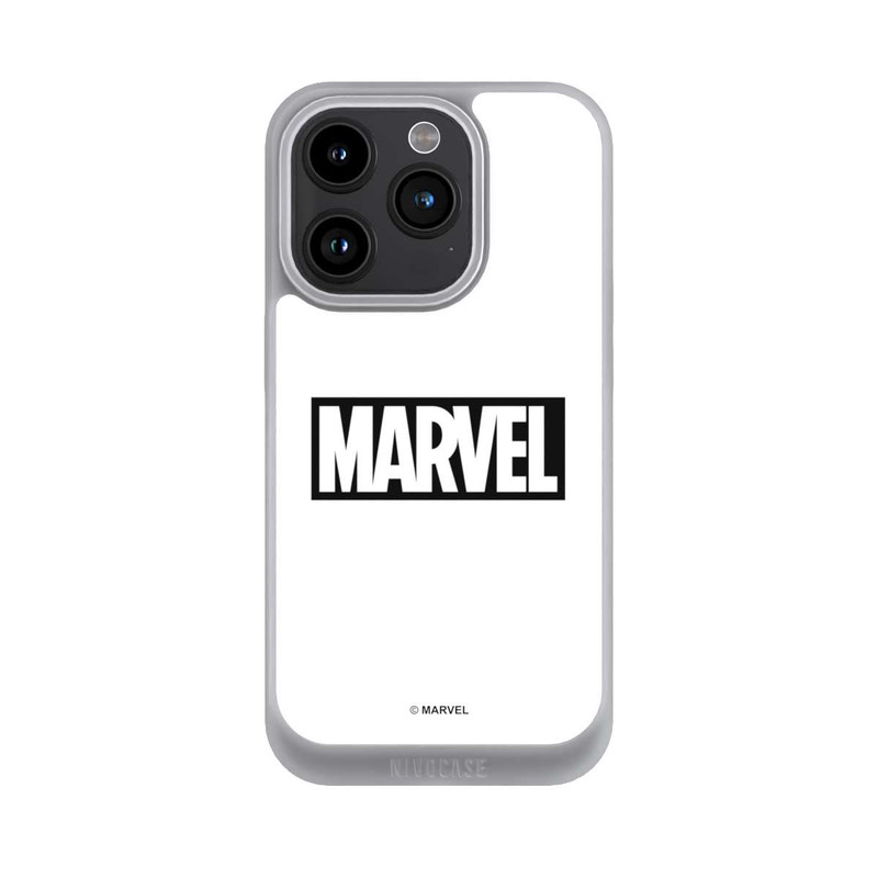 iPhone 15 Pro NIVOpure Marvel Logo White