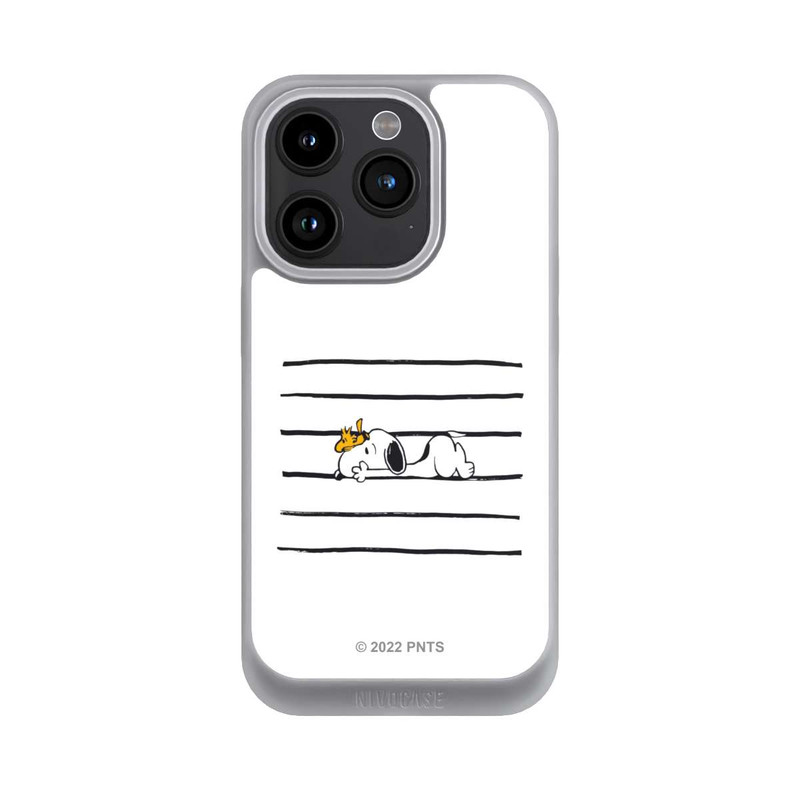 iPhone 15 Pro NIVOpure Snoopy Woodstock Streifen