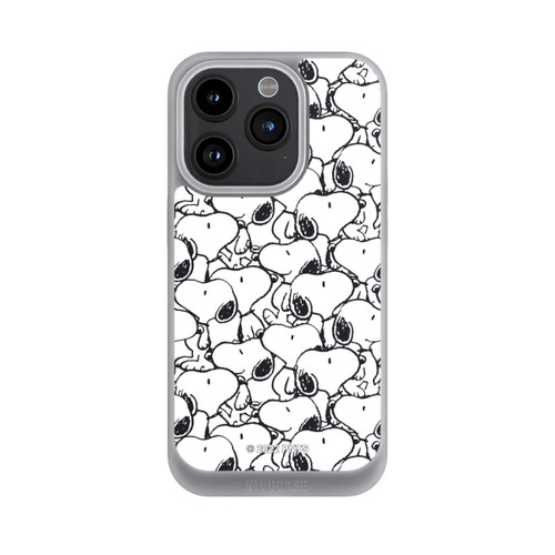 Apple iPhone 15 Pro NIVOpure Snoopy Muster Schwarz und Weiß