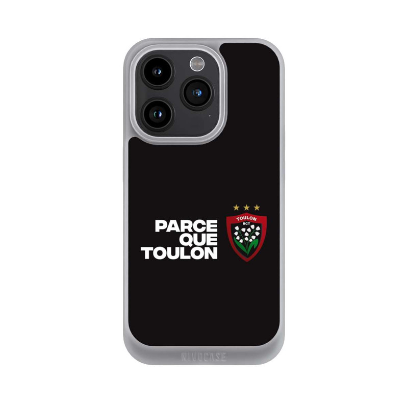 iPhone 15 Pro NIVOpure RC Toulonnais PQT Schwarz