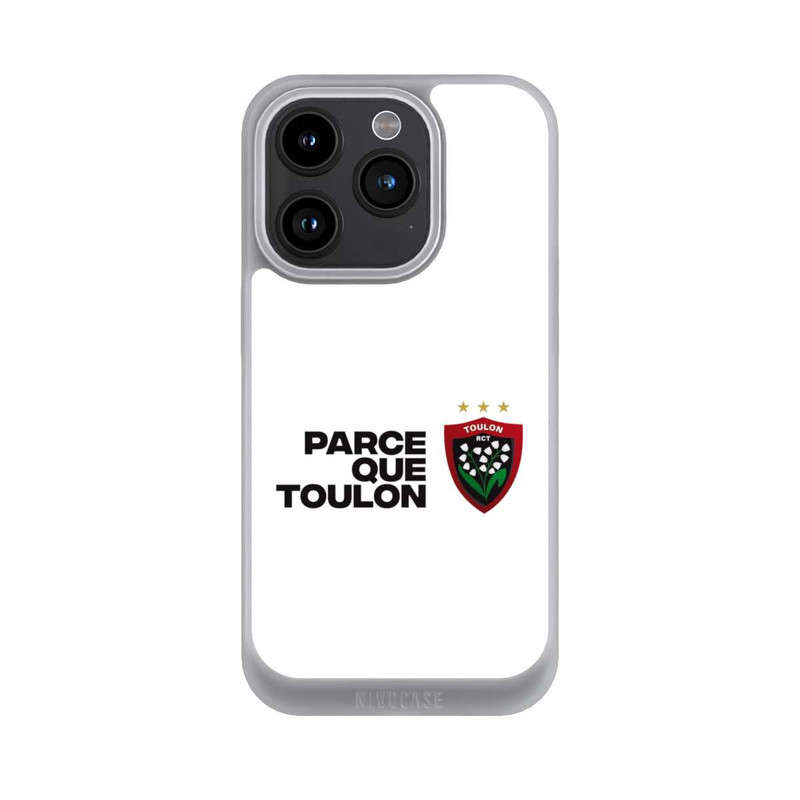 iPhone 15 Pro NIVOpure RC Toulonnais PQT Weiß