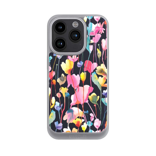 Apple iPhone 15 Pro NIVOpure Wildblumen schwarz