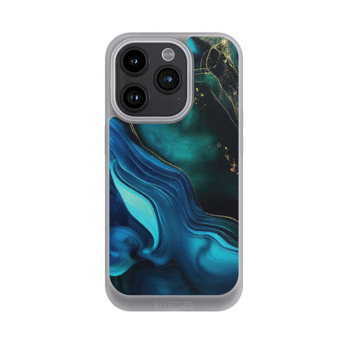 Apple iPhone 15 Pro NIVOpure Encre bleue et dorée avec IA
