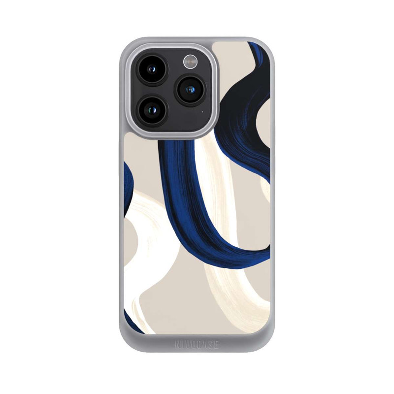 iPhone 15 Pro NIVOpure Abstrakte Pinselstriche 80
