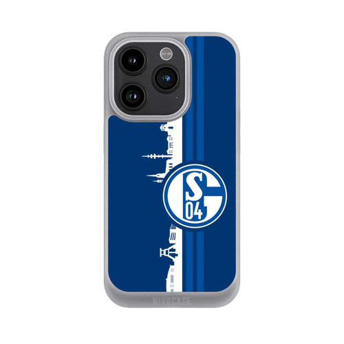 Apple iPhone 15 Pro NIVOpure Schalke 04 Skyline Blau
