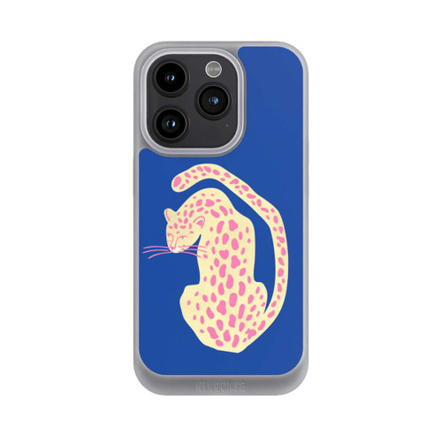 Apple iPhone 15 Pro NIVOpure Blue Pink Cat