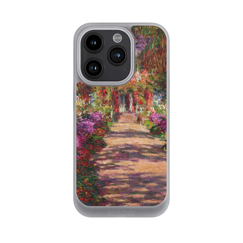 iPhone 15 Pro NIVOpure Eine Allee in Monets Garten in Giverny by Claude Monet